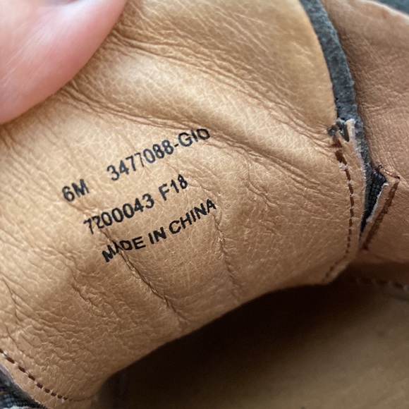 FRYE Lena style mules sneakers, with zippered details, size 6 - Picture 10 of 11